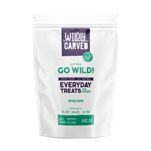 
                  
                    Wildly Carved Human-Grade All Natural Bacon Dog Treats
                  
                